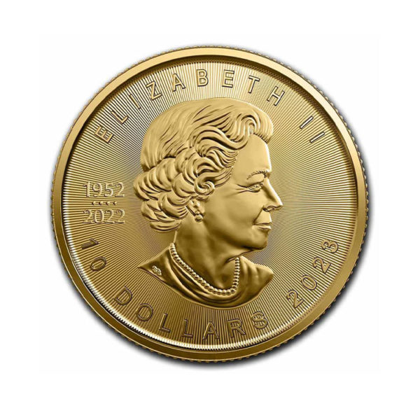 2023 Canada 1/4 oz Gold Maple Leaf BU