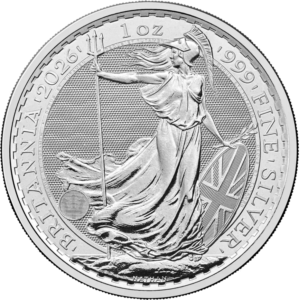 Pièce d'investissement en argent 1 once Britannia Charles III de 2026