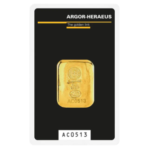 Lingot Argor d'un poids de 50g - vendu par Gold Service