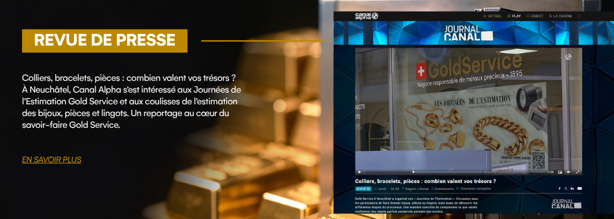 Photo de présentation du reportage de Canal Alpha consacré aux Journées de l’Estimation organisées par Gold Service à Neuchâtel.